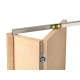 SAF-FOLD Garnitur für Türen bis 80 kg bei intensiver Nutzung - Bausatz ohne Aluminiumschiene, geeignet für Innenbereich