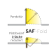 SAF-FOLD Selbstklebende Dichtungsbürste grau – 2.15 m, geeignet für Innenbereich